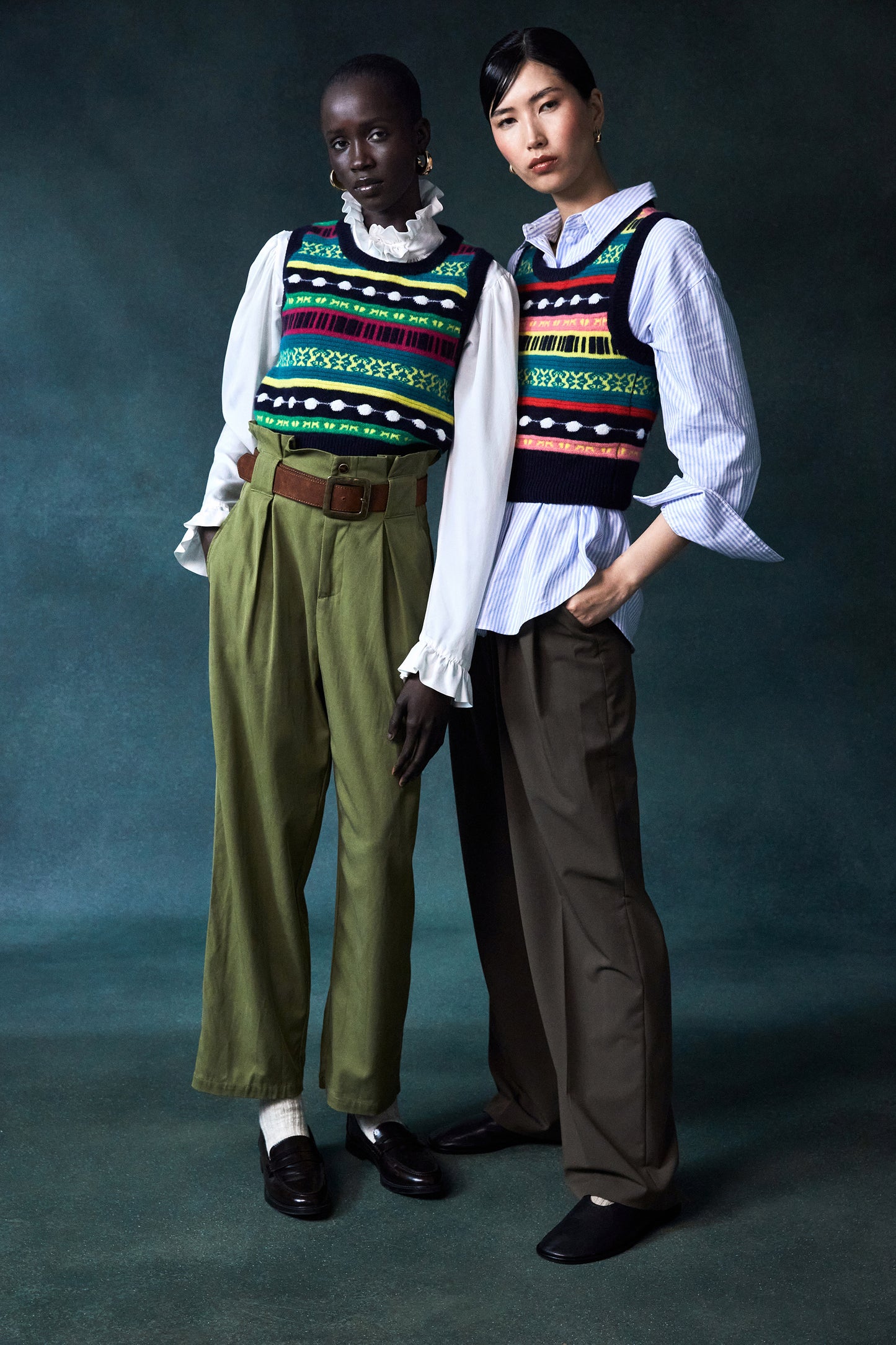 Opal Jacquard Sweater Vest